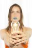 Woman out of focus with light bulb a83.jpg
