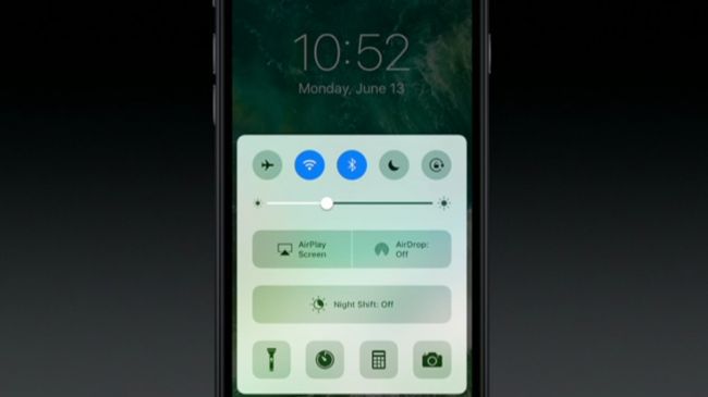 iOS 10-controlcenter