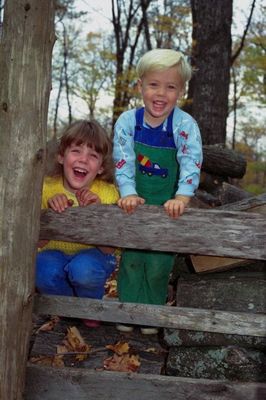 Happy children on fence.jpg