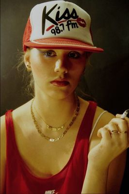 Woman with Kiss hat.jpg