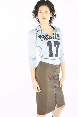Young urban woman in leather skirt.jpg