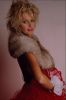 Blonde model with fur and red dress.jpg