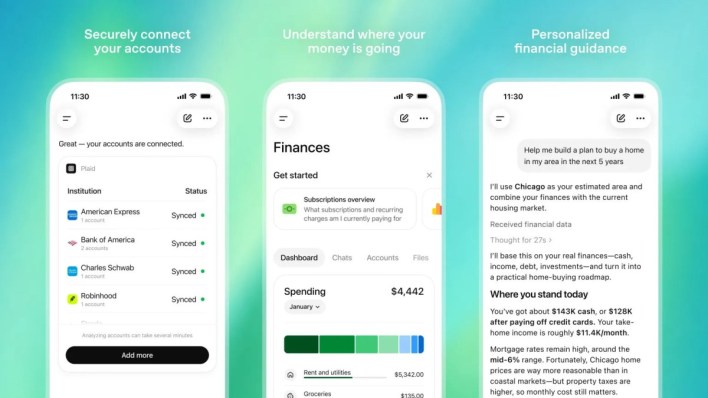 OpenAI تطلق ChatGPT Finance لربط الحسابات البنكية وإدارة الأموال بالذكاء الاصطناعي