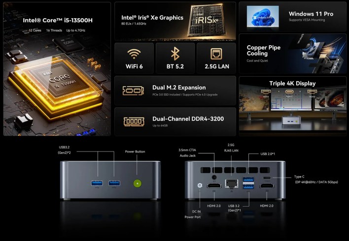 إطلاق حاسوب صغير GMK M3 Pro بأسعار اقتصادية ومعالج إنتل وخصومات مميزة