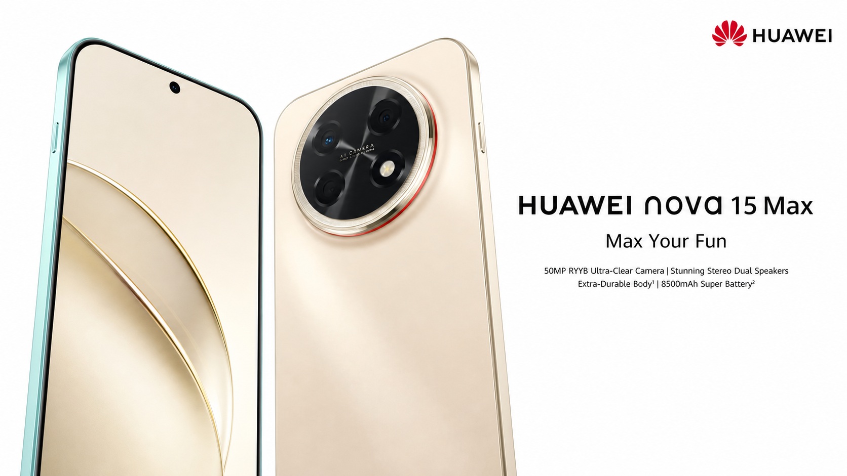 هاتف هواوي Nova 15 Max قادم ببطارية 8500 مللي أمبير