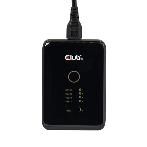 شركة Club3D تكشف عن شاحن USB جديد بقدرة 240W مع شاشة وكابل بطول 6ft