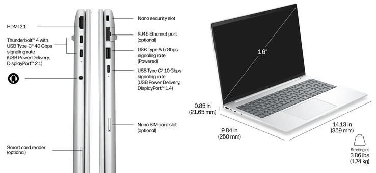 شركة HP تطلق حاسوبها المحمول الجديد بمقاس 16 inch عالميا بمعالجات AMD Ryzen وذاكرة 64 GB