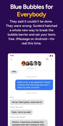 Sunbird تعود من جديد بميزة iMessage على أندرويد عبر نسخة تجريبية مفتوحة